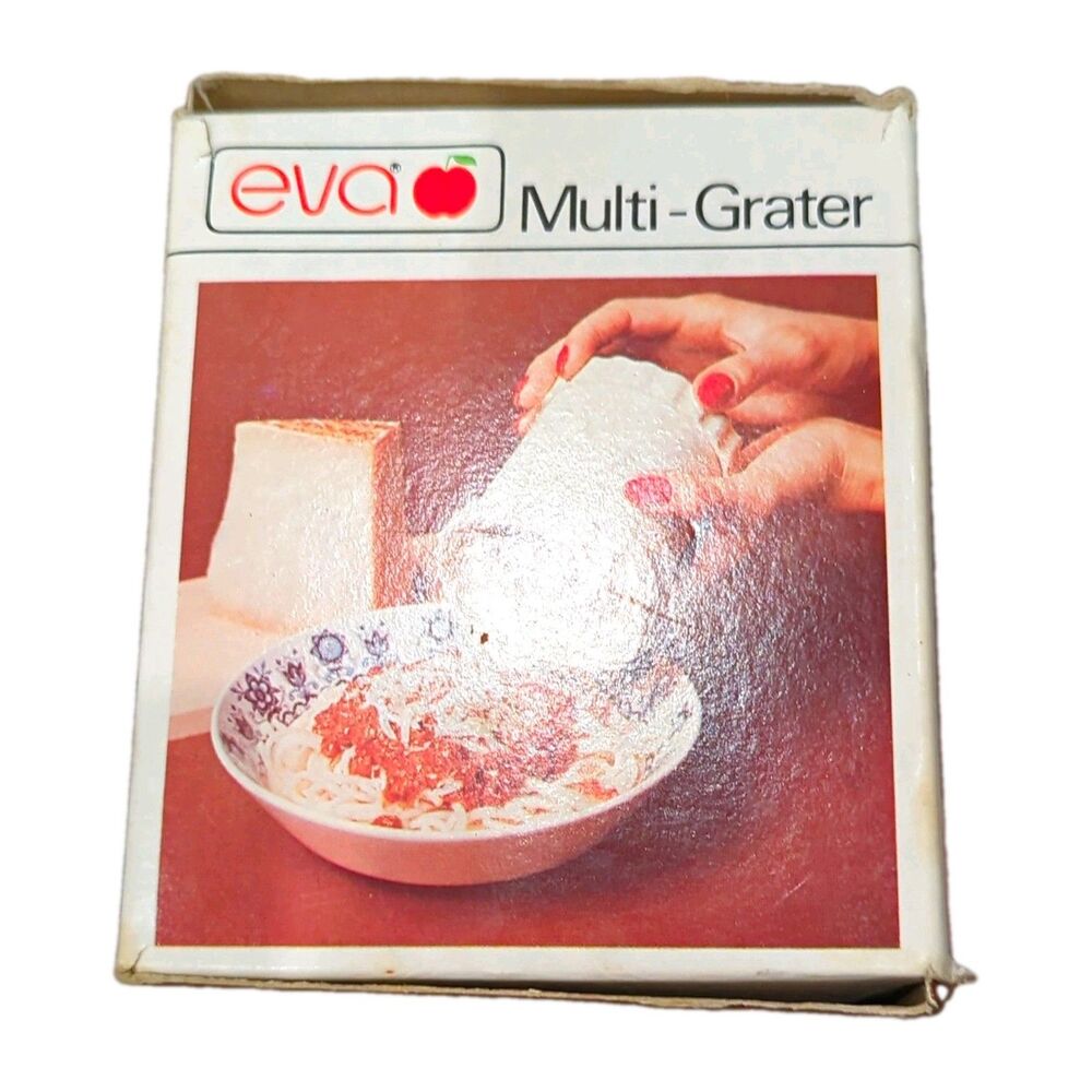 eva Manual Multi-Grater White, Stainless Steel Blade, 1-Piece Grater